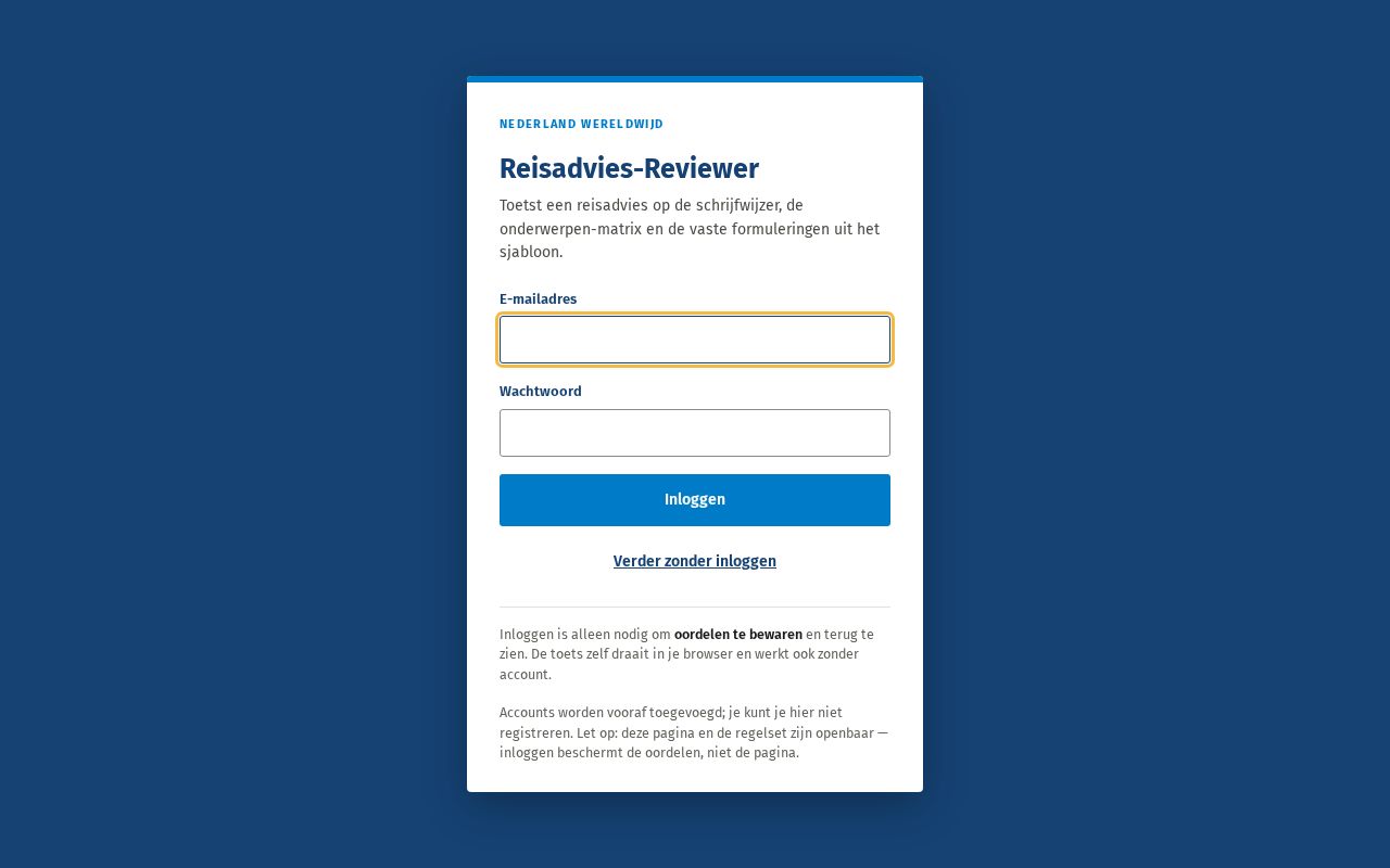 Preview of Reisadvies Reviewer