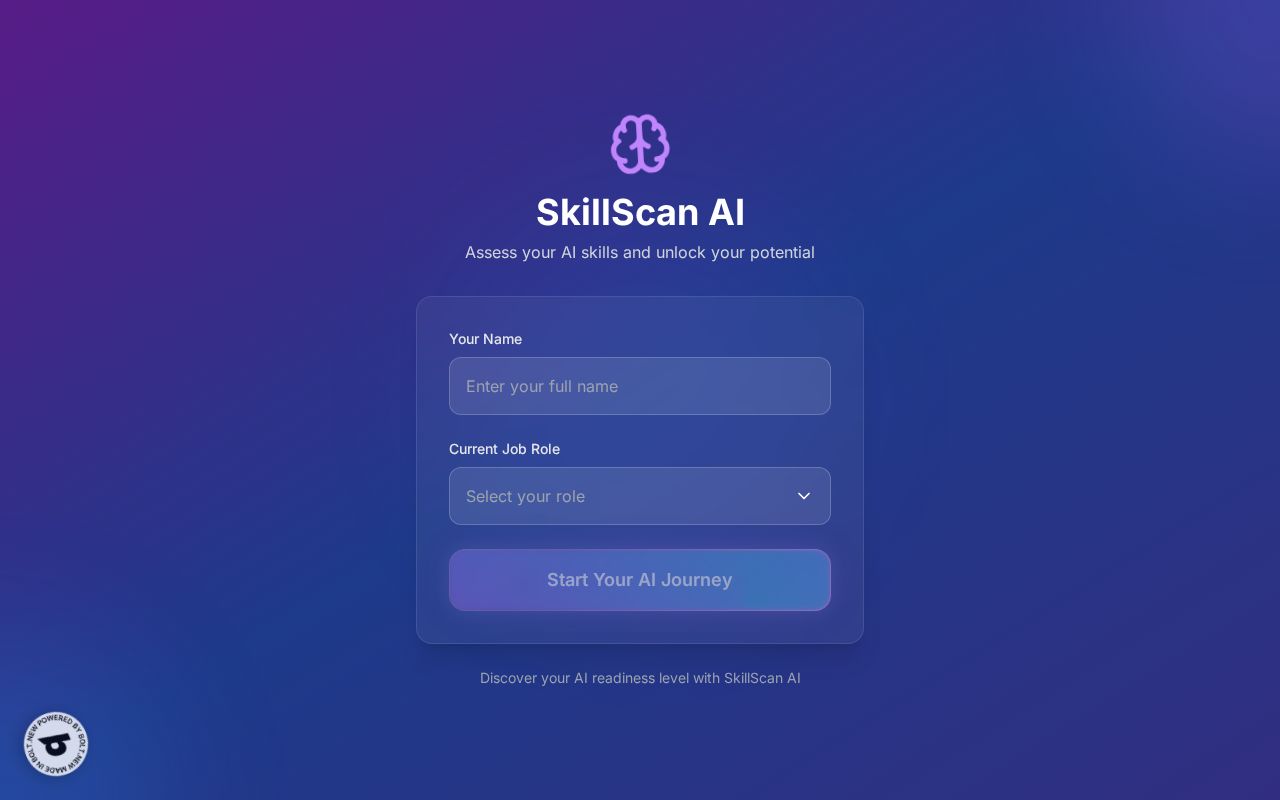 Preview of SkillScan AI