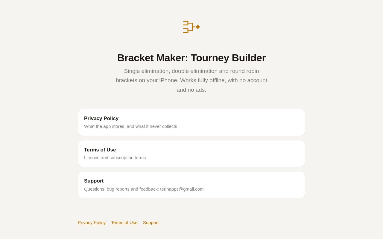 Preview of Bracket Maker Site