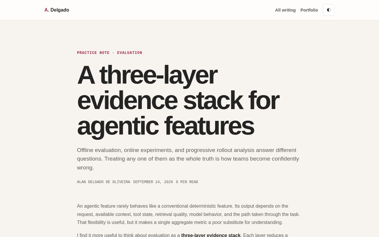 Preview of Agent Evaluation Playbook
