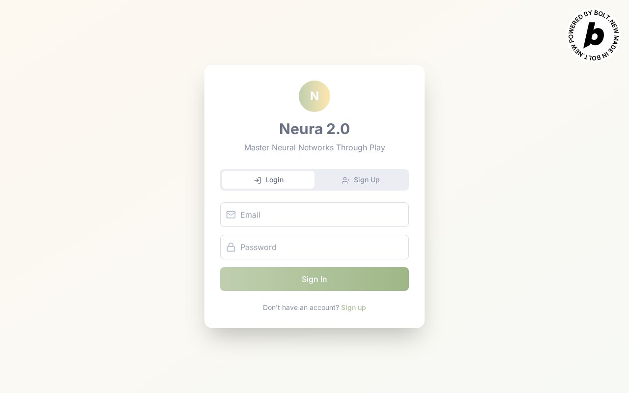 Preview of Neura 2.0 - Play your way to neural network mastery