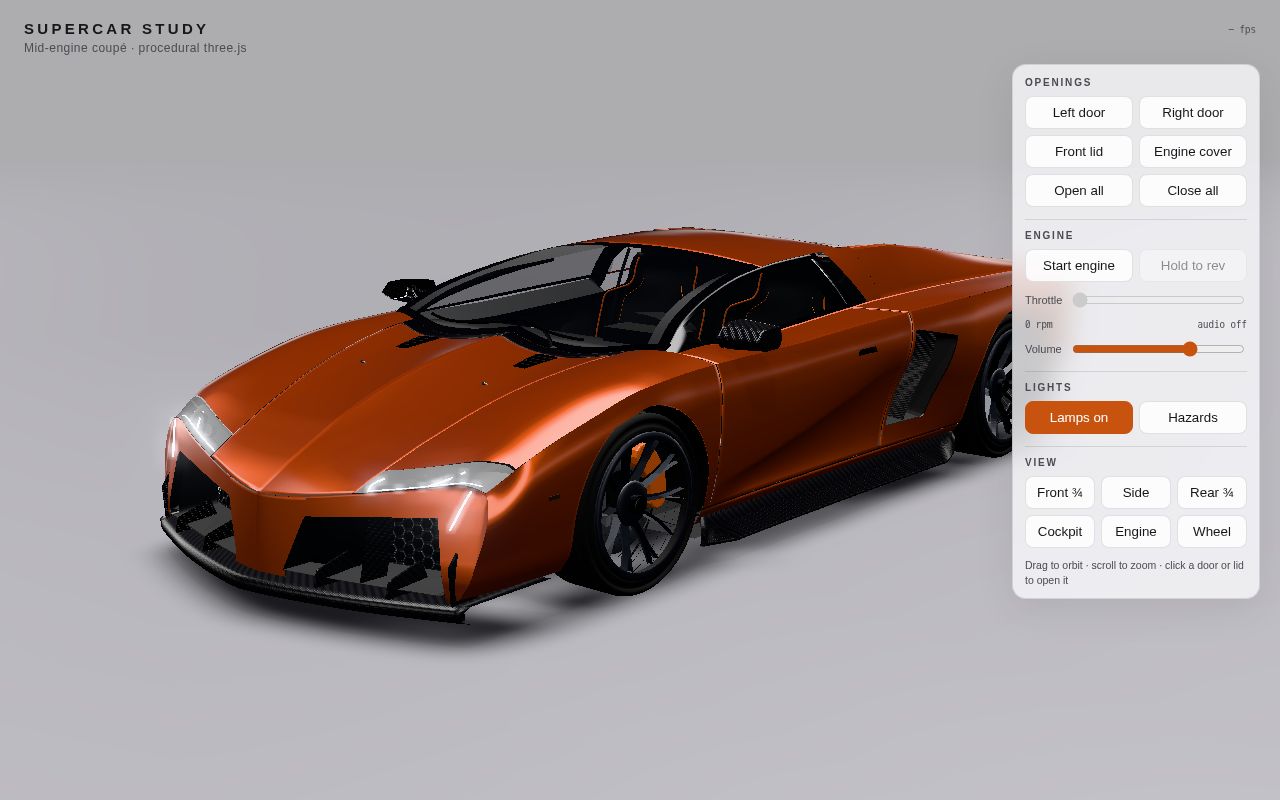 Preview of Supercar 3d