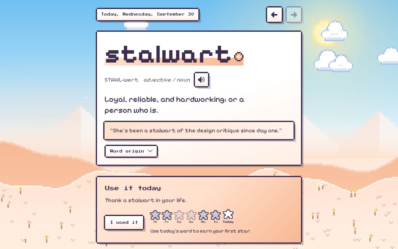 Preview of Wordoftheday
