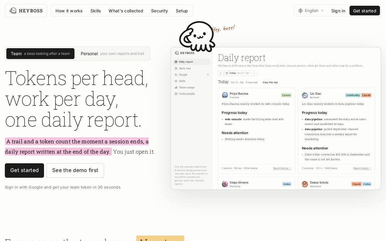 Preview of HeyBoss