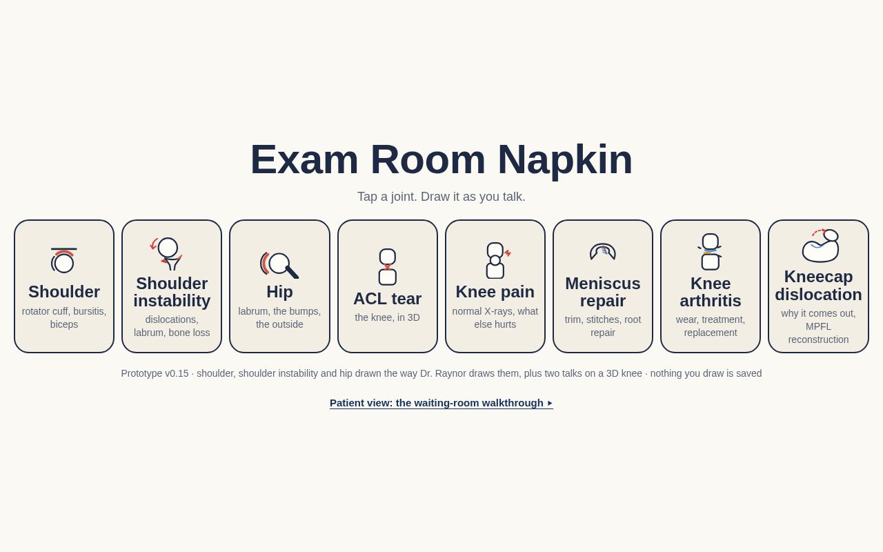 Preview of Exam Room Napkin