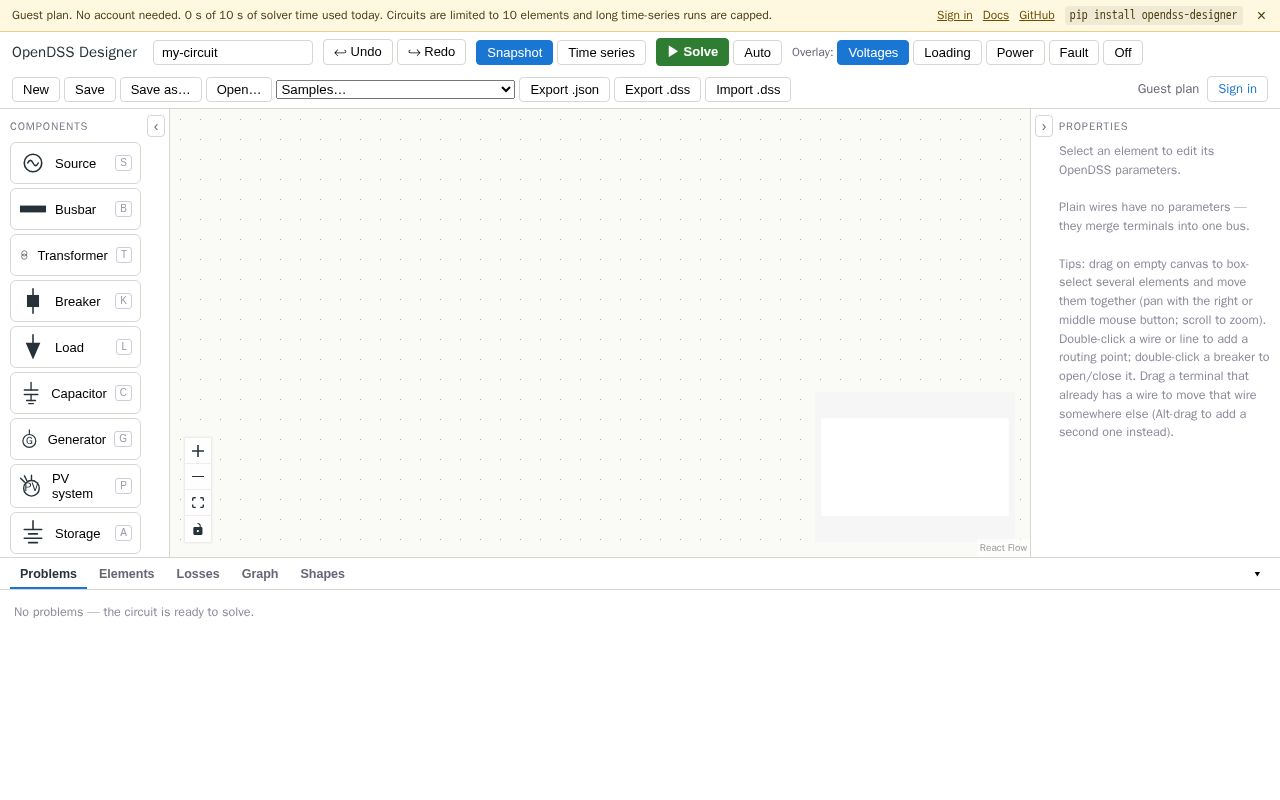Preview of Opendss Designer