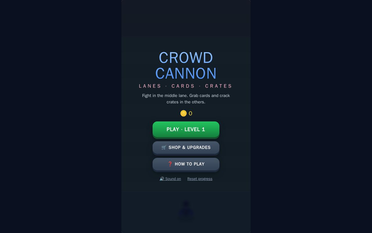 Preview of Crowd Cannon: Lanes