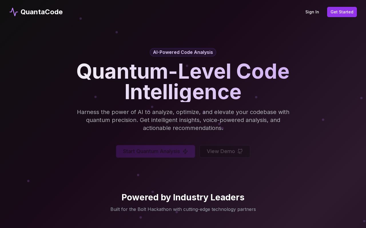 Preview of QuantaCode