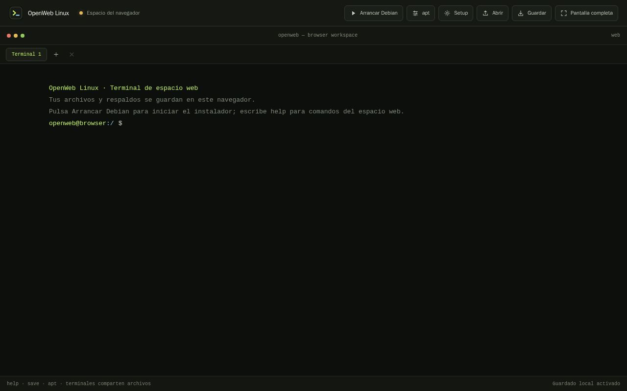 Preview of Openweb Linux