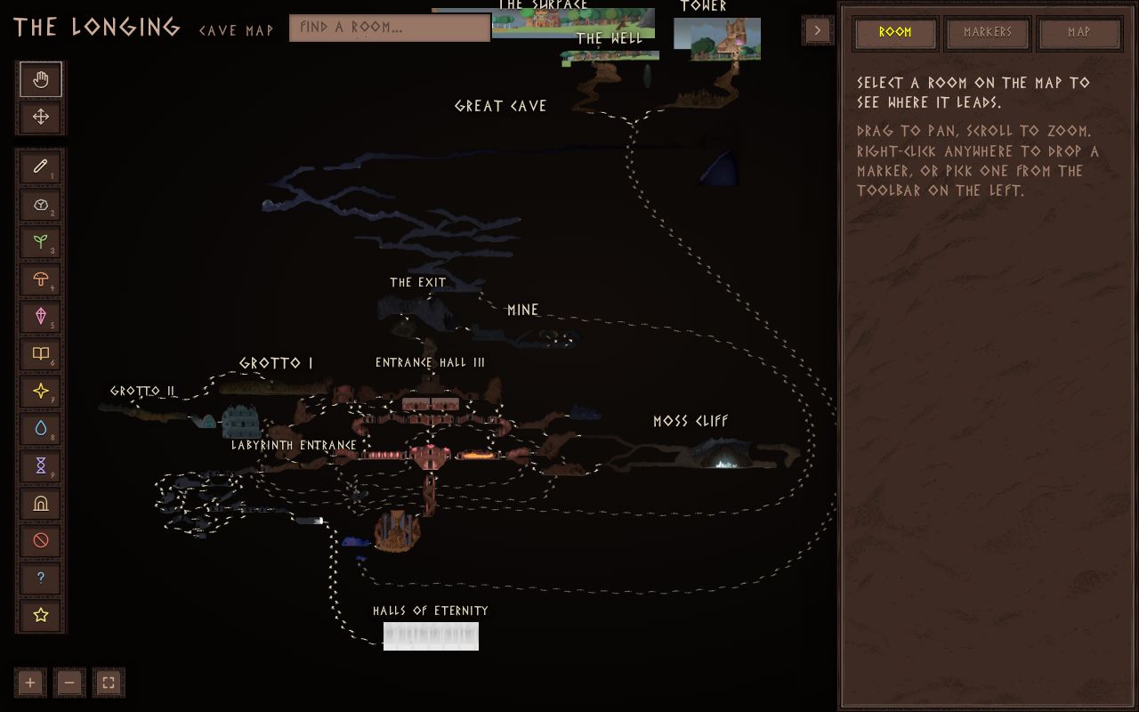 Preview of The Longing Cave Map