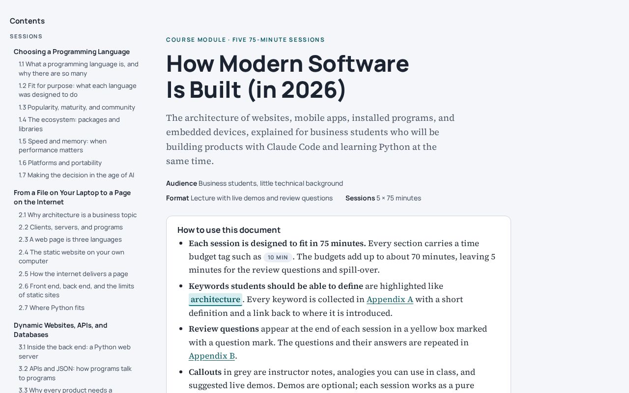 Preview of How Modern Software Is Built
