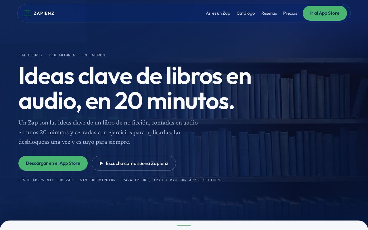 Preview of Zapienz Site