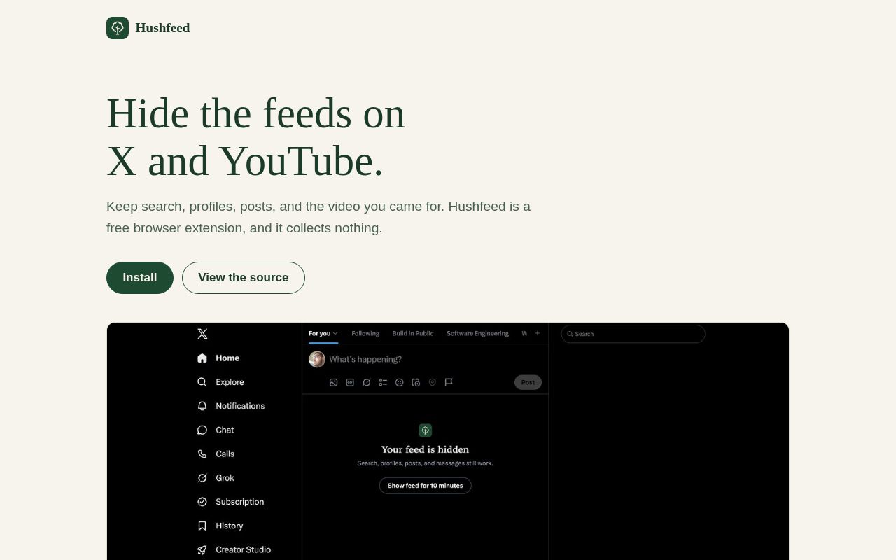Preview of Hushfeed
