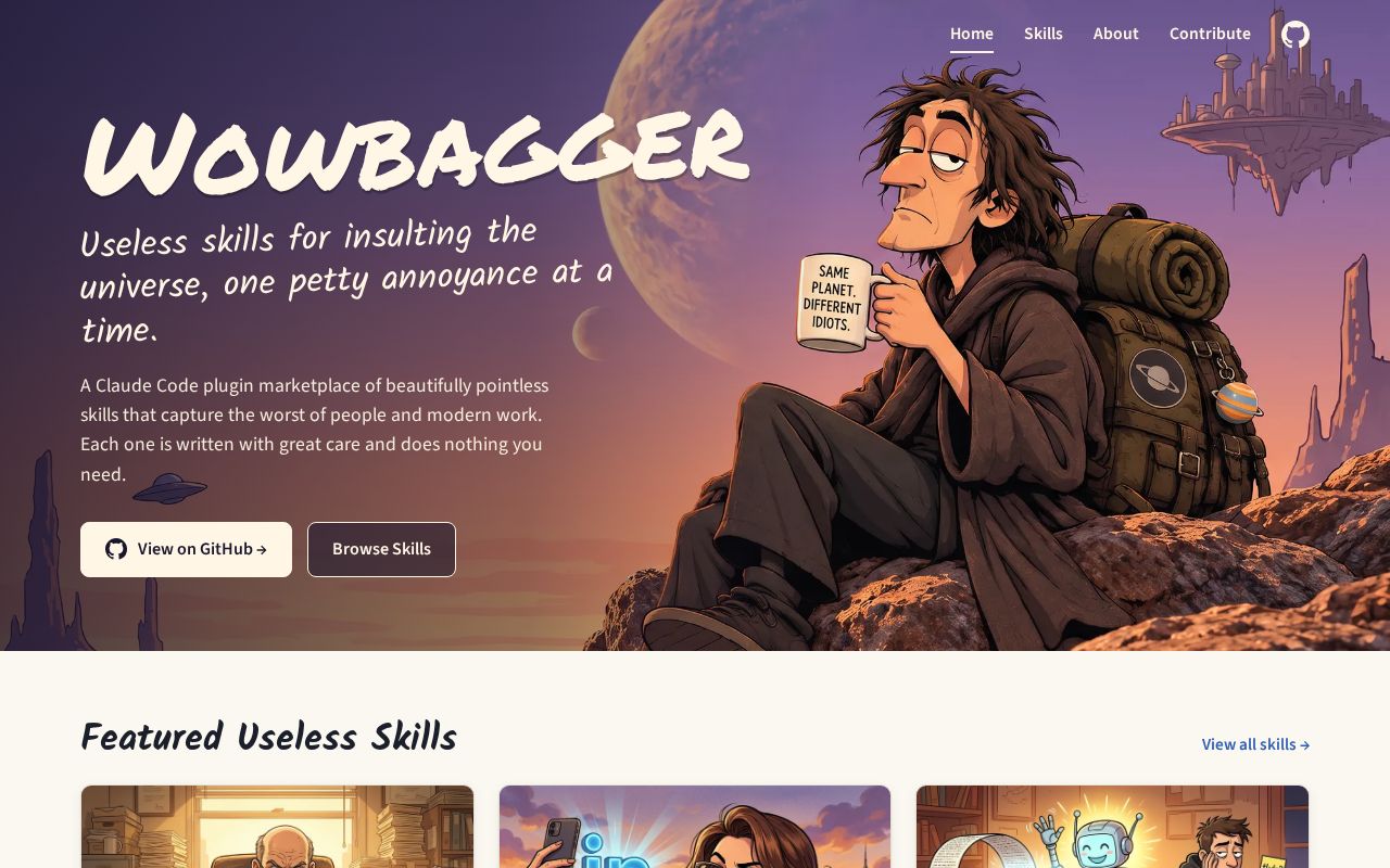 Preview of Wowbagger