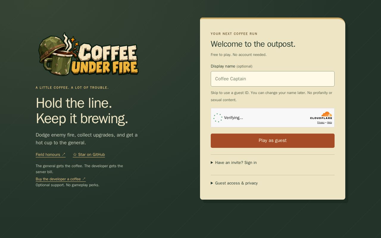 Preview of Coffee Under Fire