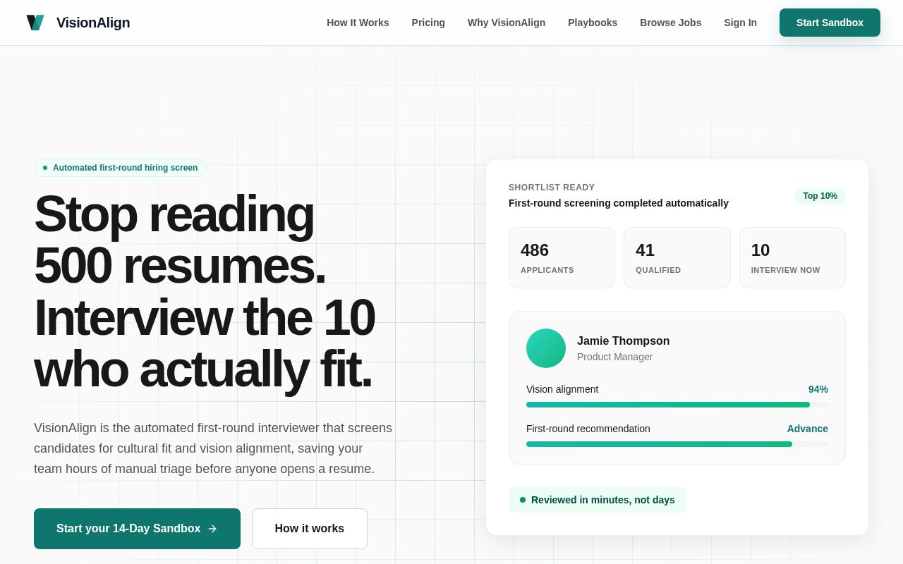 Preview of VisionAlign
