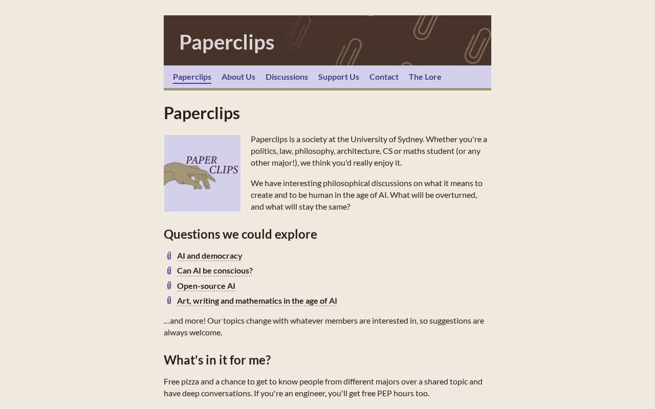 Preview of Usyd Paperclips Github Io