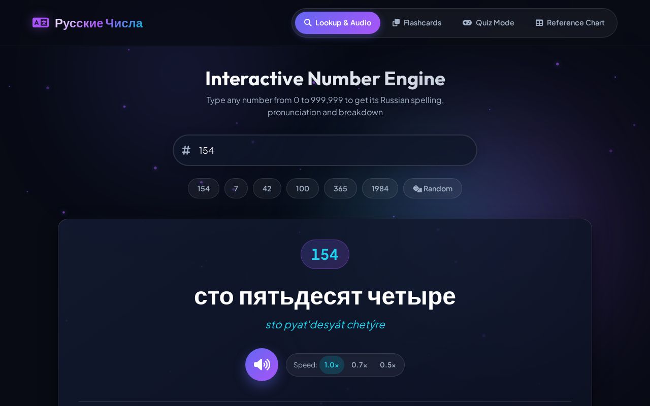 Preview of Русские Числа
