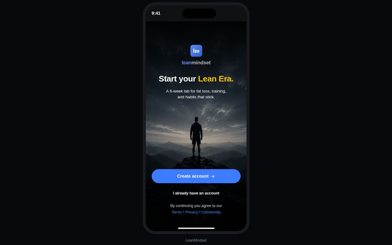 Preview of LeanMindset V4 — Expo app