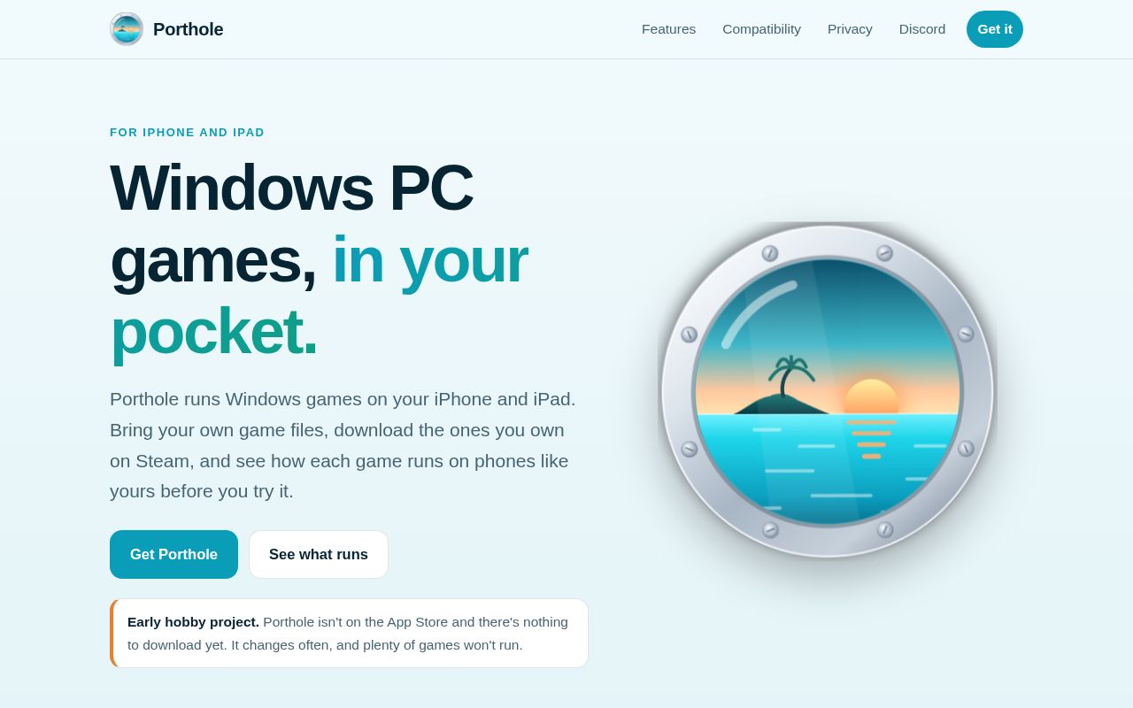 Preview of PortHole
