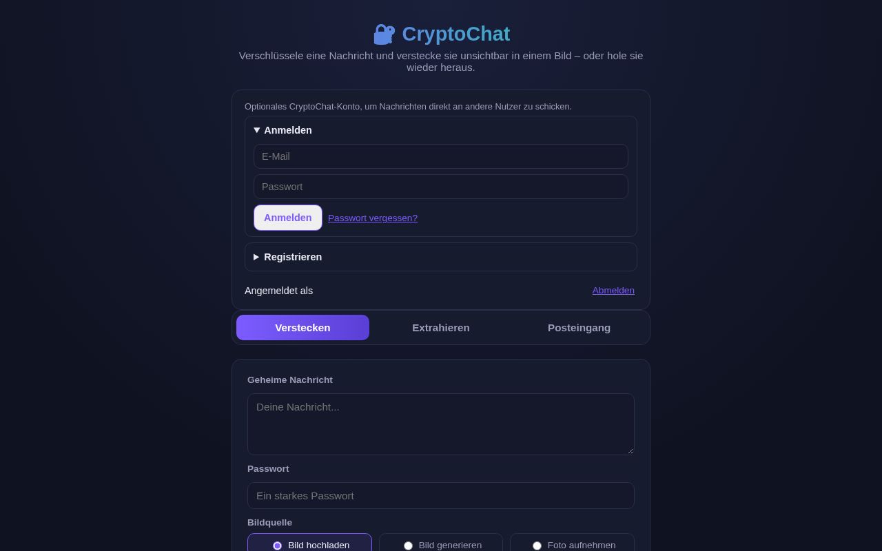 Preview of Cryptochat