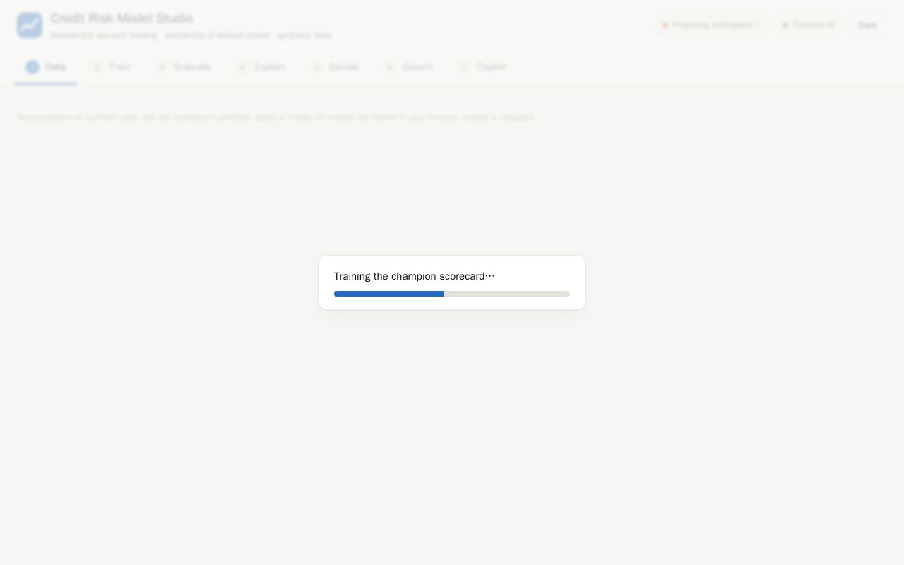 Preview of Credit Risk Copilot