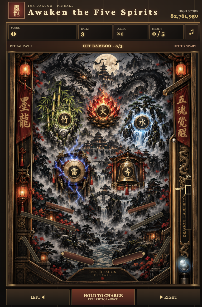 Preview of InkDragonPinball