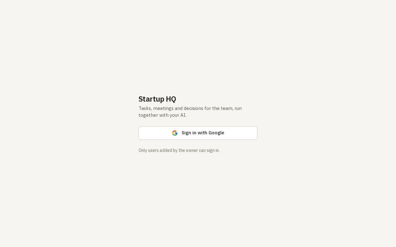 Preview of Startup Hq