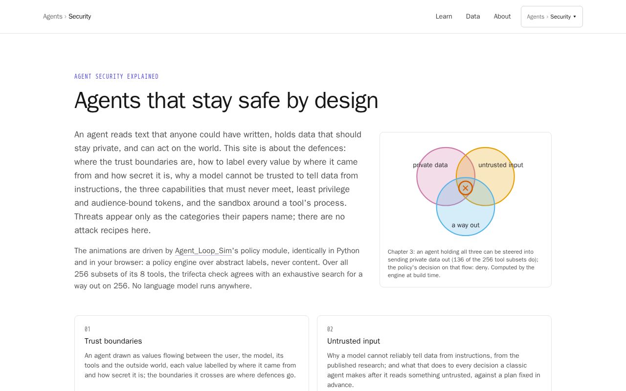 Preview of Agent Security Explained
