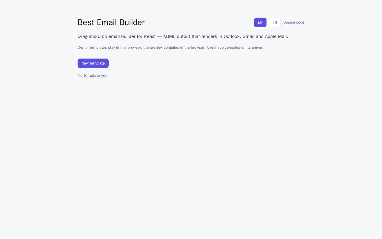 Preview of Best Email Builder