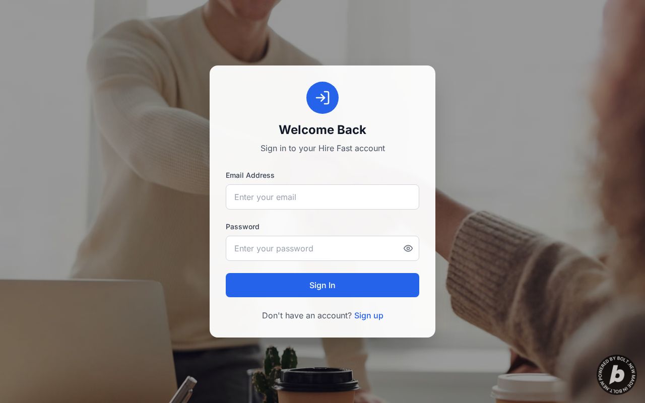 Preview of Hire Fast