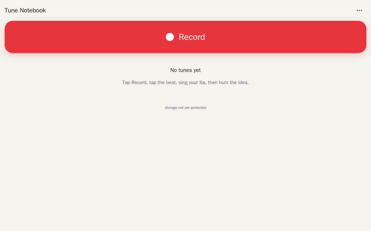 Preview of Tune Notebook