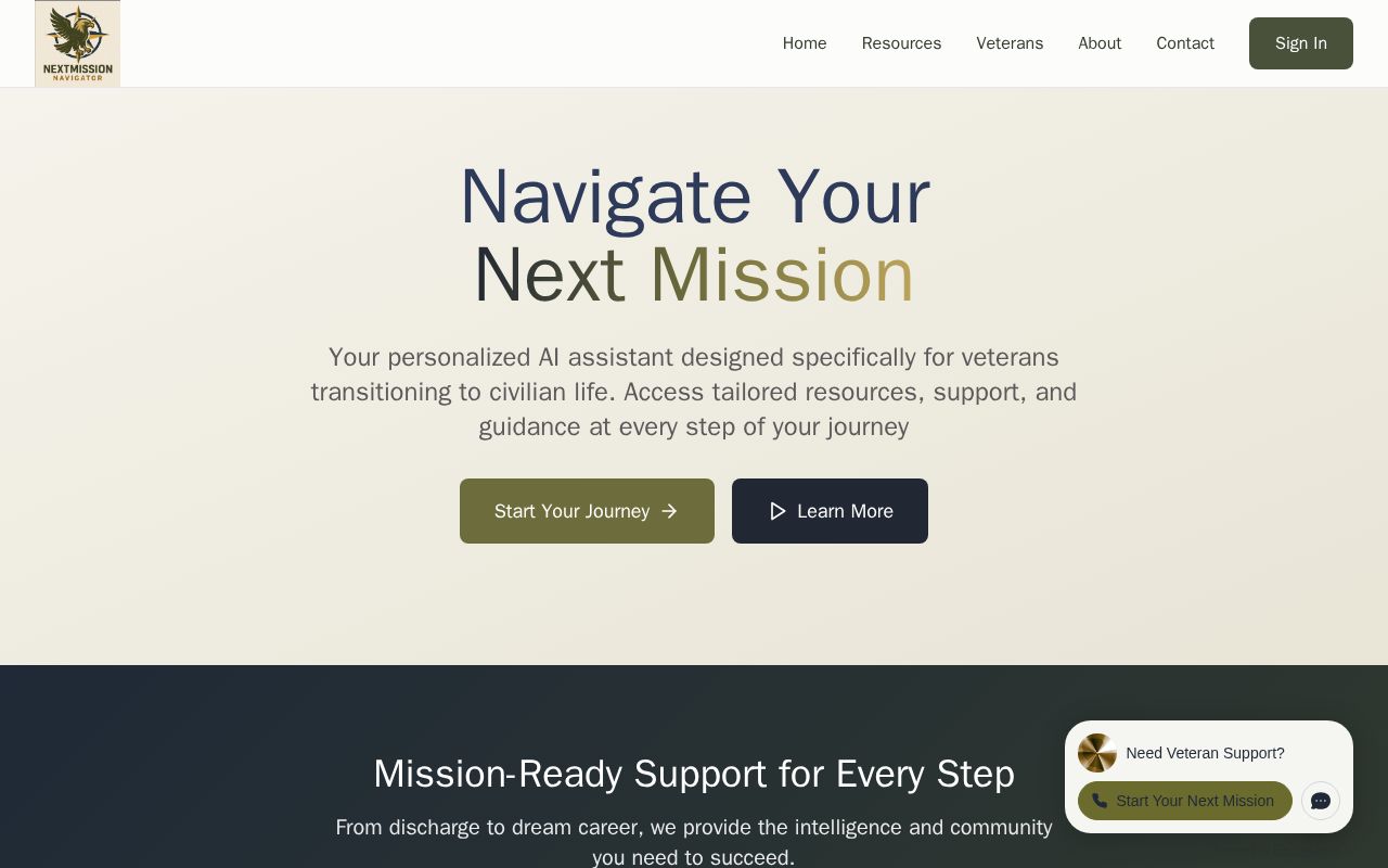 Preview of NextMission Navigator