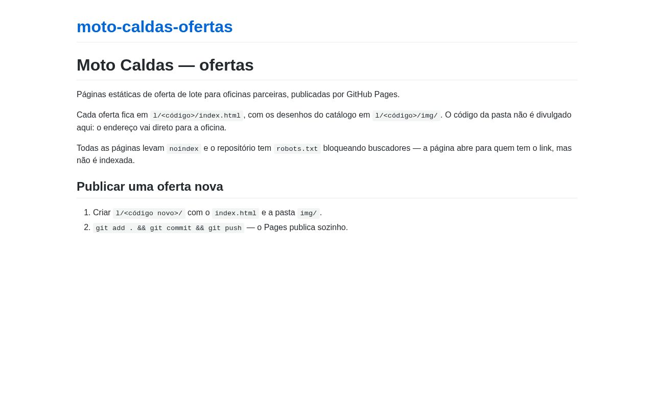 Preview of Moto Caldas Ofertas