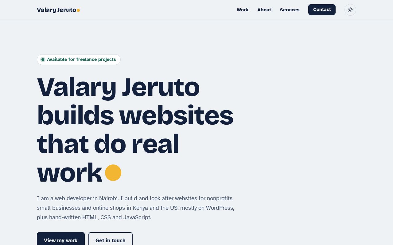Preview of Valaryjeruto Github Io