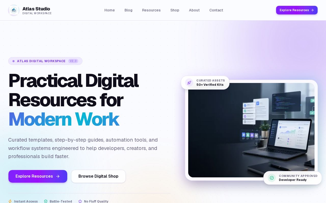Preview of Brand Website