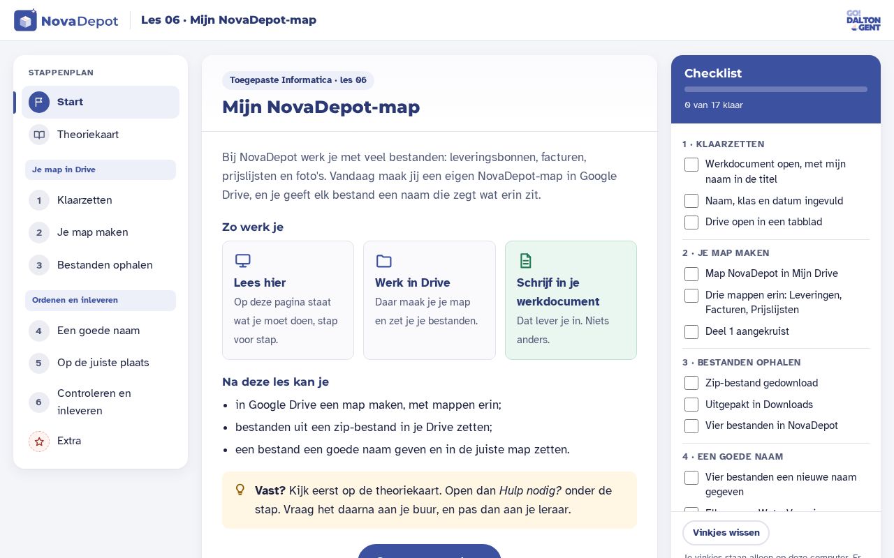 Preview of Mappen NovaDepot