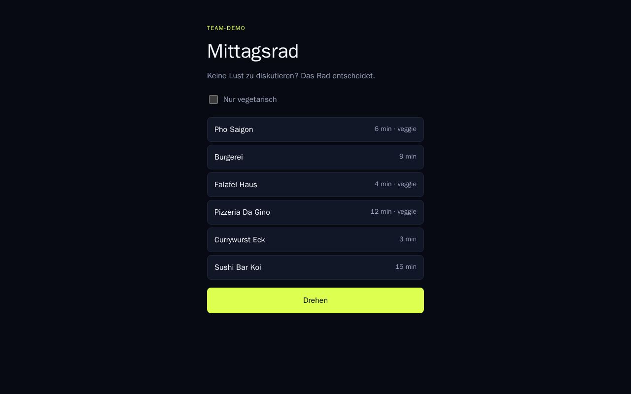 Preview of Mittagsrad