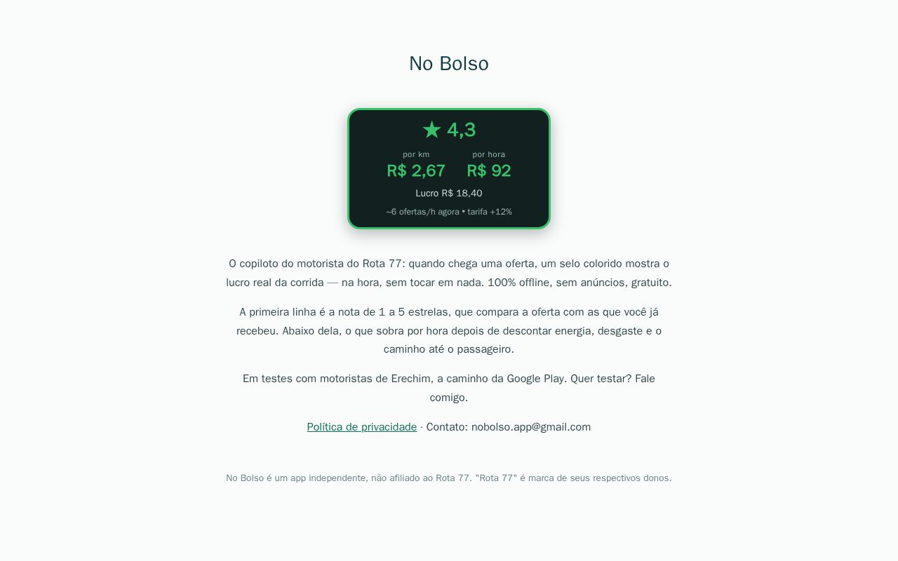 Preview of No Bolso