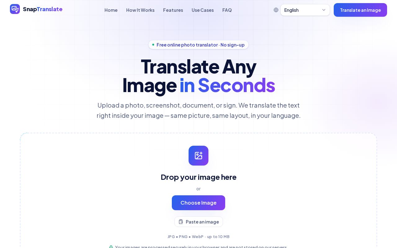 Preview of Image Translator