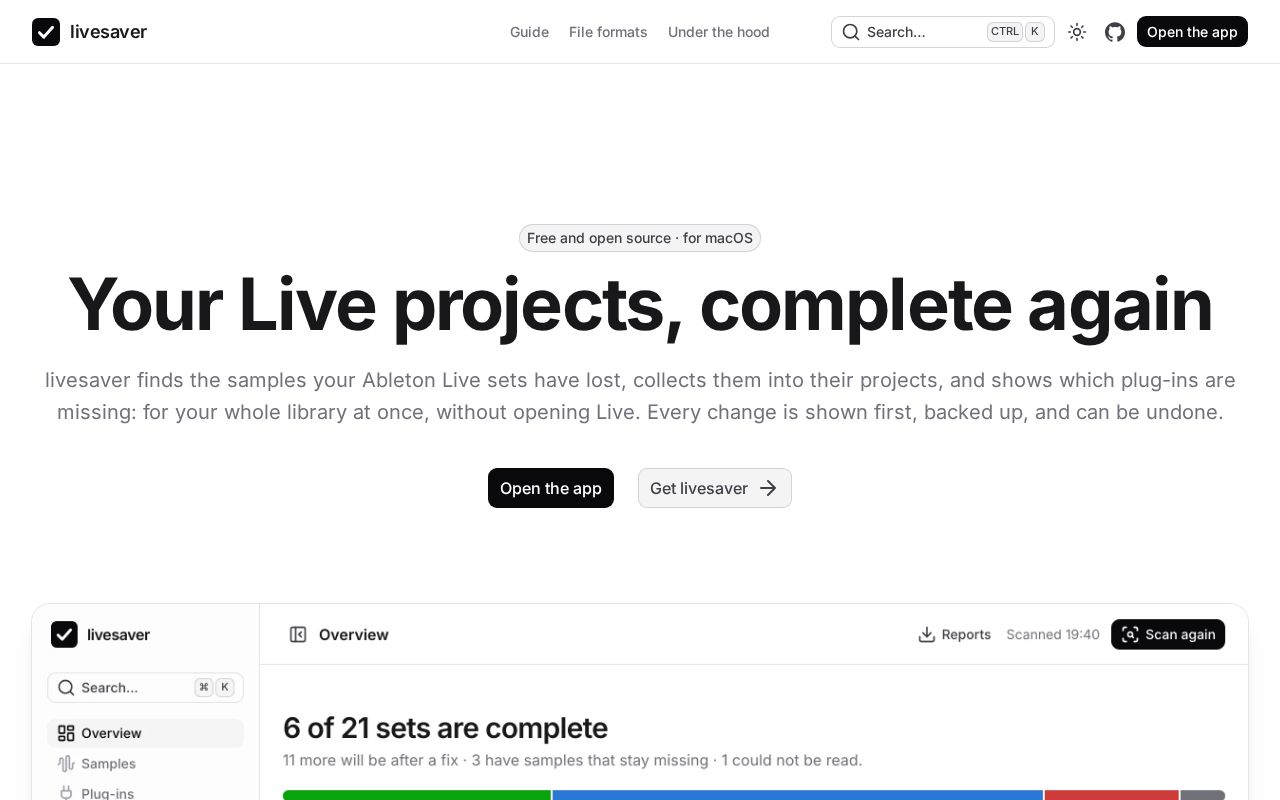 Preview of Livesaver