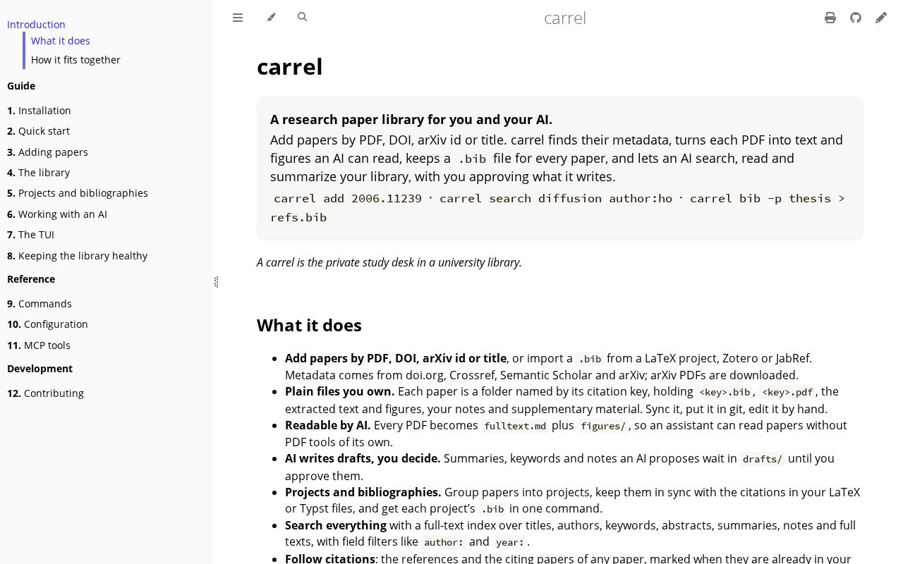Preview of Carrel