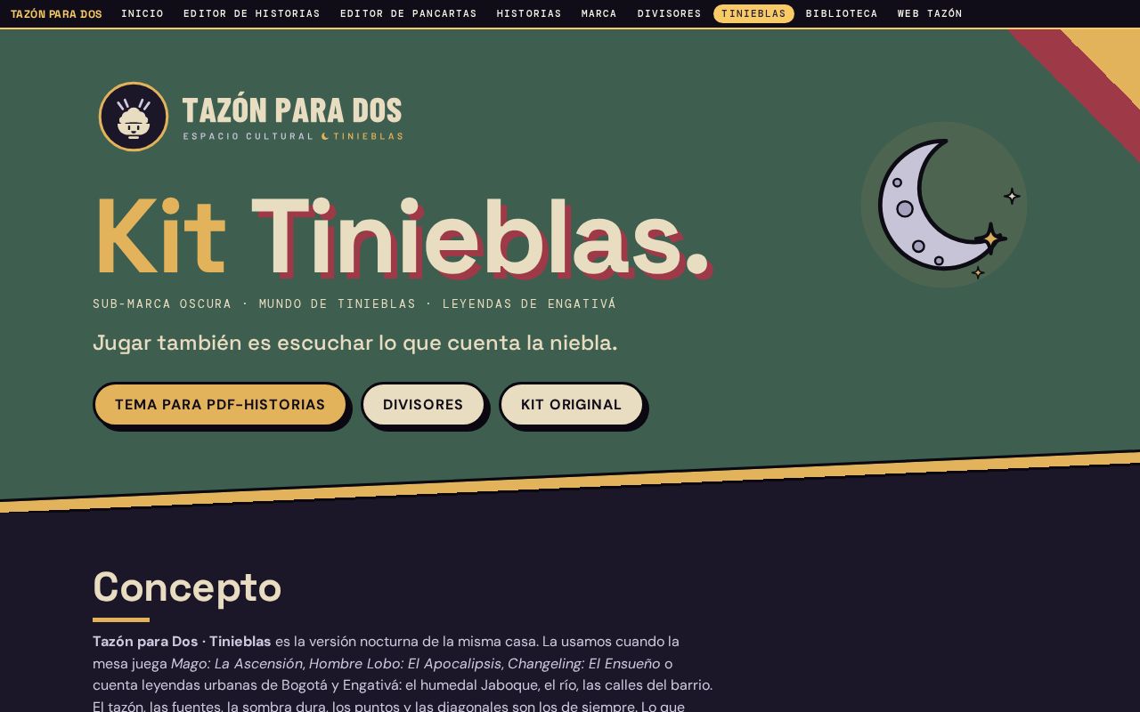 Preview of Tazon Para Dos Tinieblas