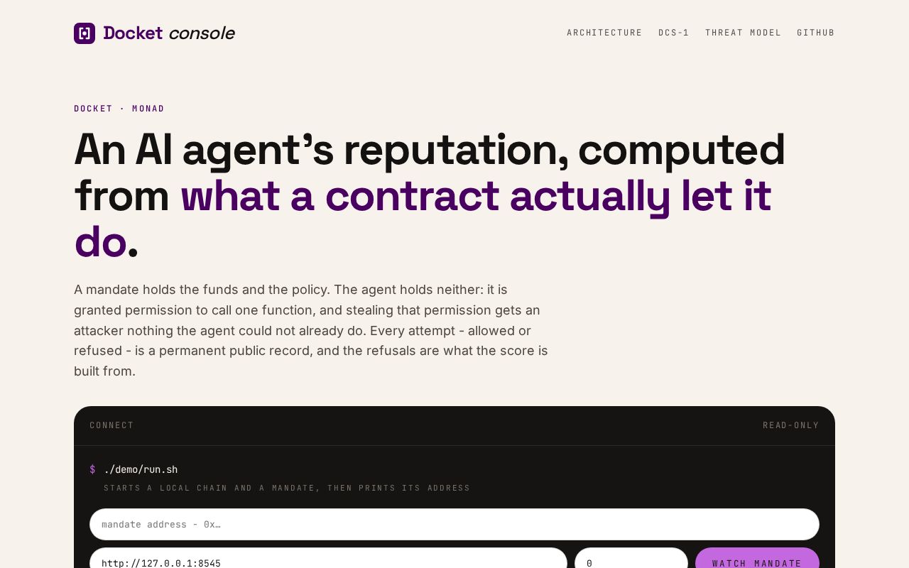 Preview of Docket