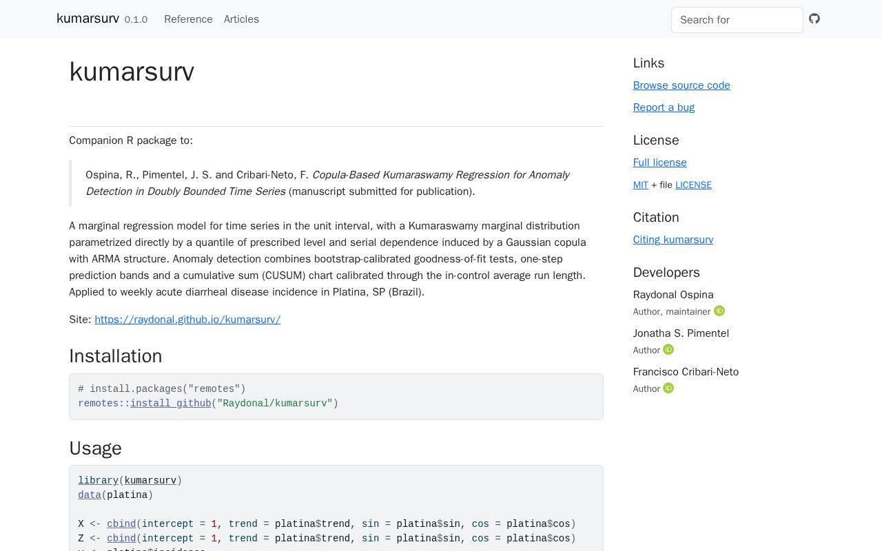 Preview of kumarsurv • kumarsurv