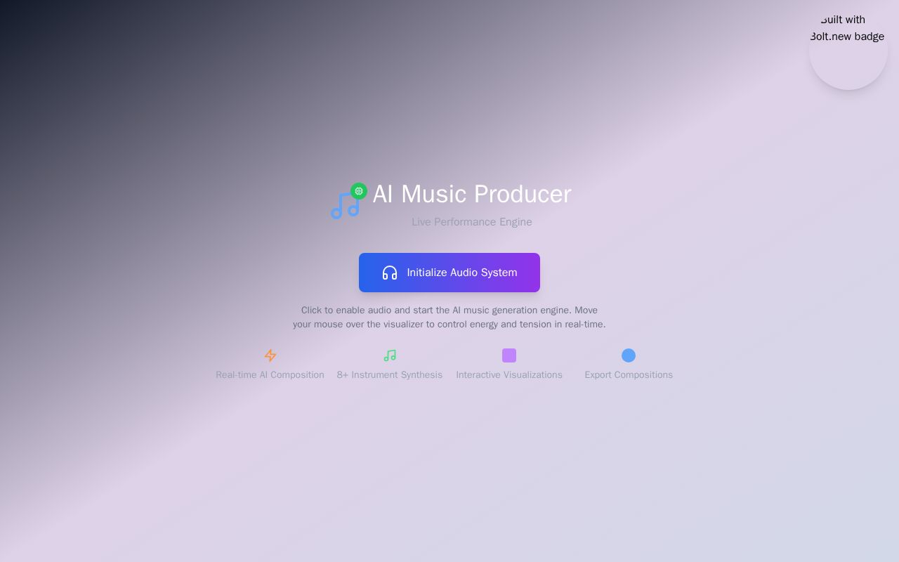 Preview of Mixopia - AI Live Music Producer