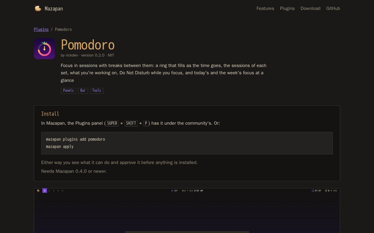 Preview of Mazapan Pomodoro