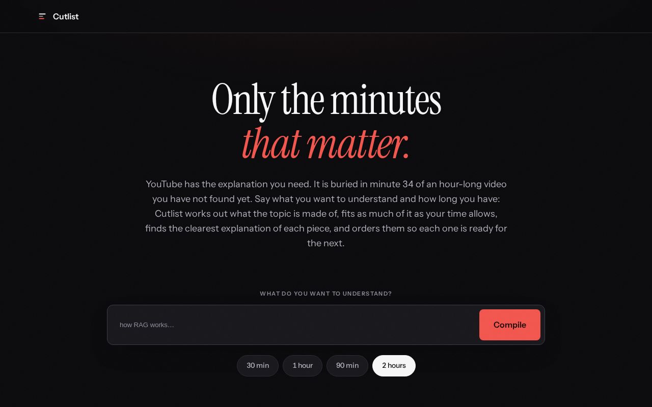 Preview of Cutlist