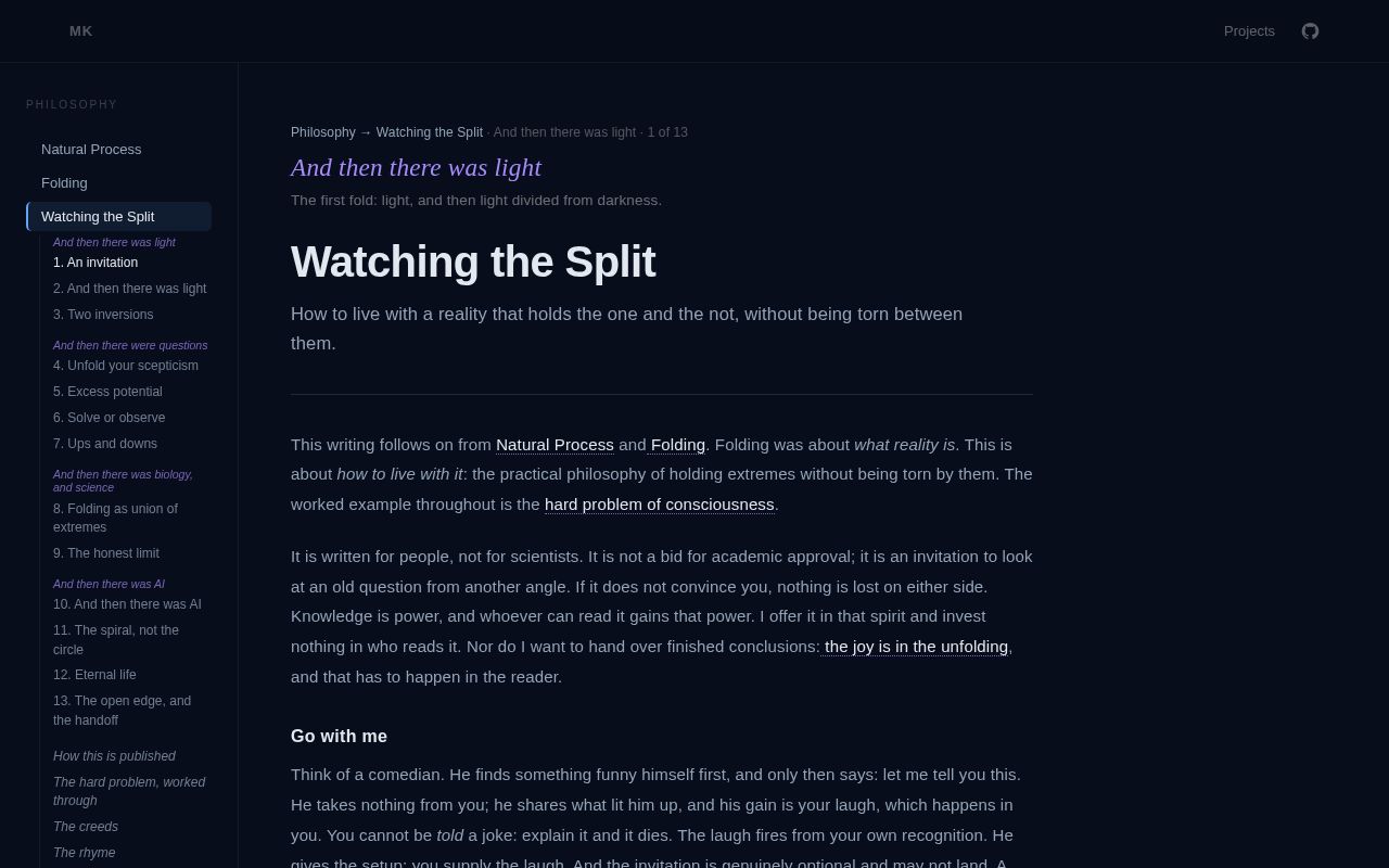 Preview of Watching The Split
