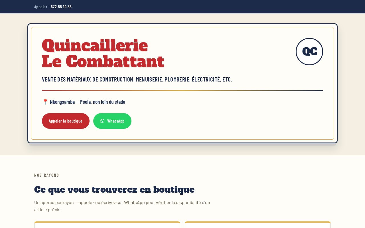 Preview of Quincaillerie Le Combattant
